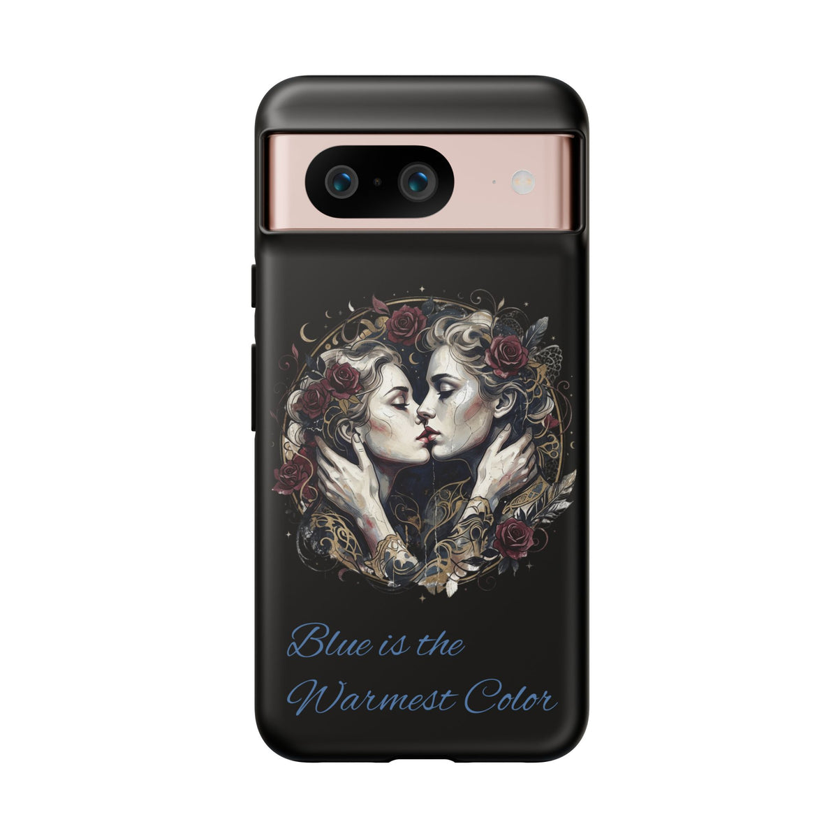 Blue is the Warmest Color Phone Case-Fine Art Romantik Kiss Aesthetic Cover