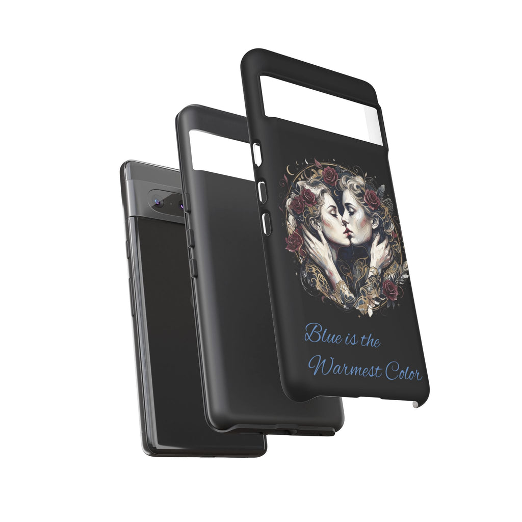 Blue is the Warmest Color Phone Case-Fine Art Romantik Kiss Aesthetic Cover