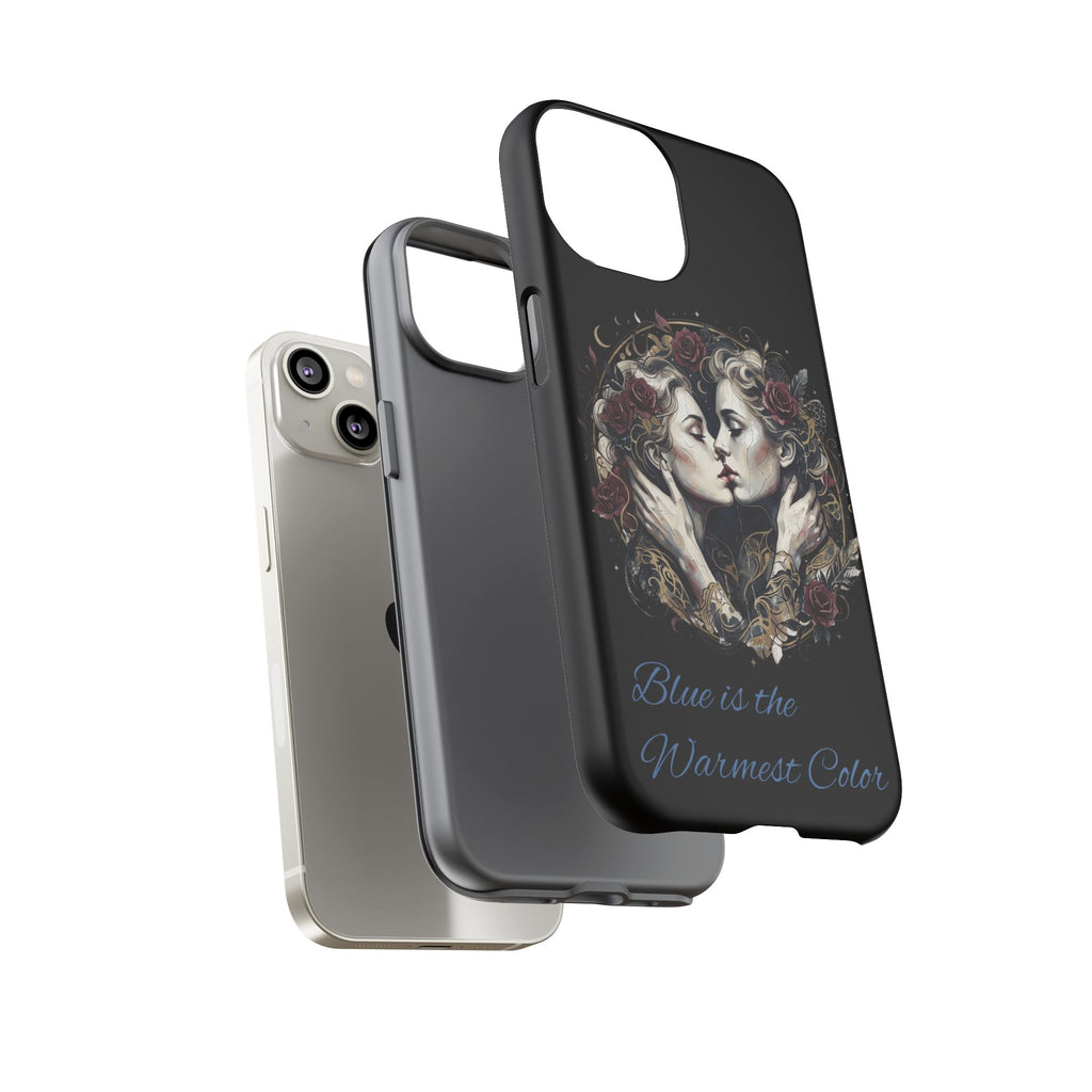 Blue is the Warmest Color Phone Case-Fine Art Romantik Kiss Aesthetic Cover