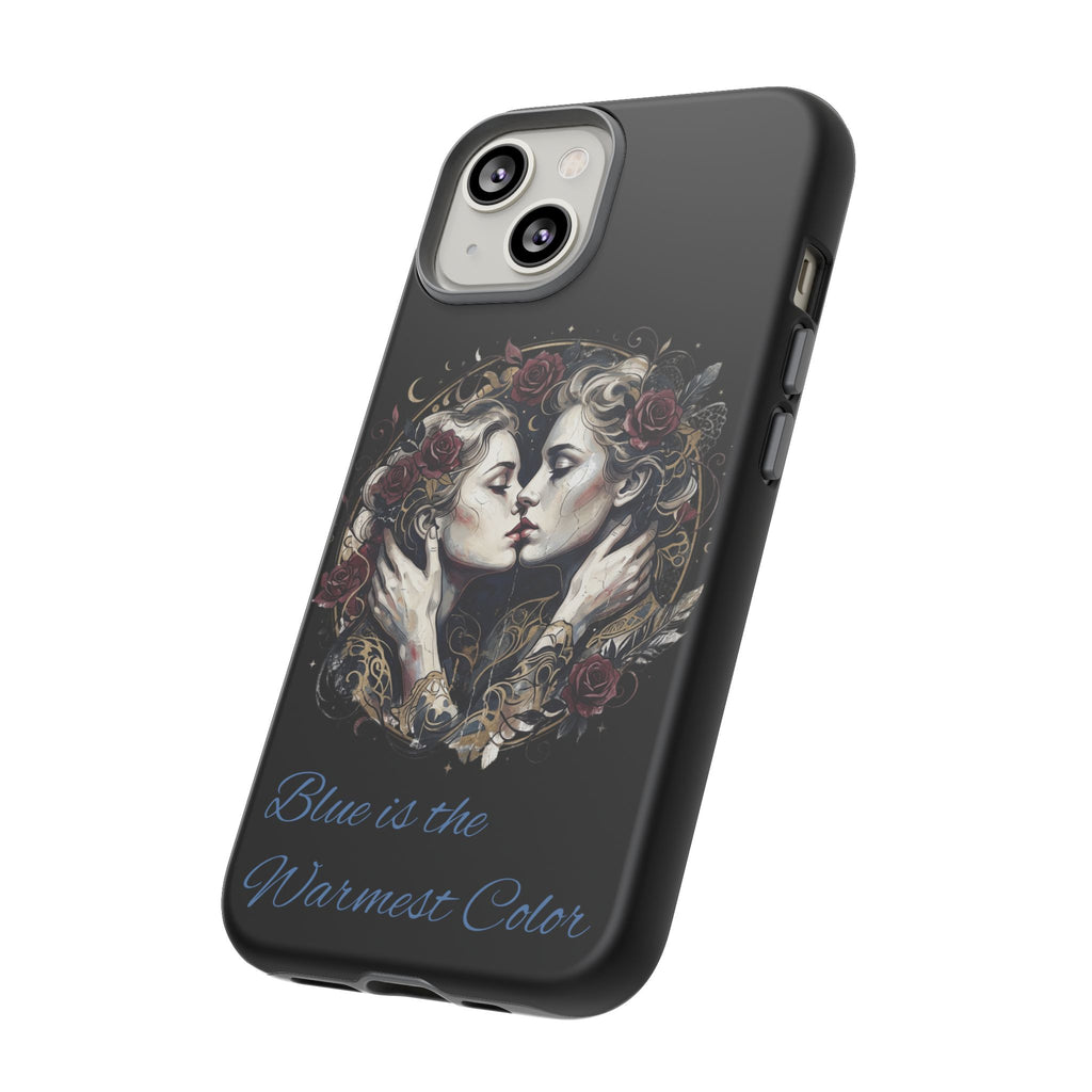 Blue is the Warmest Color Phone Case-Fine Art Romantik Kiss Aesthetic Cover
