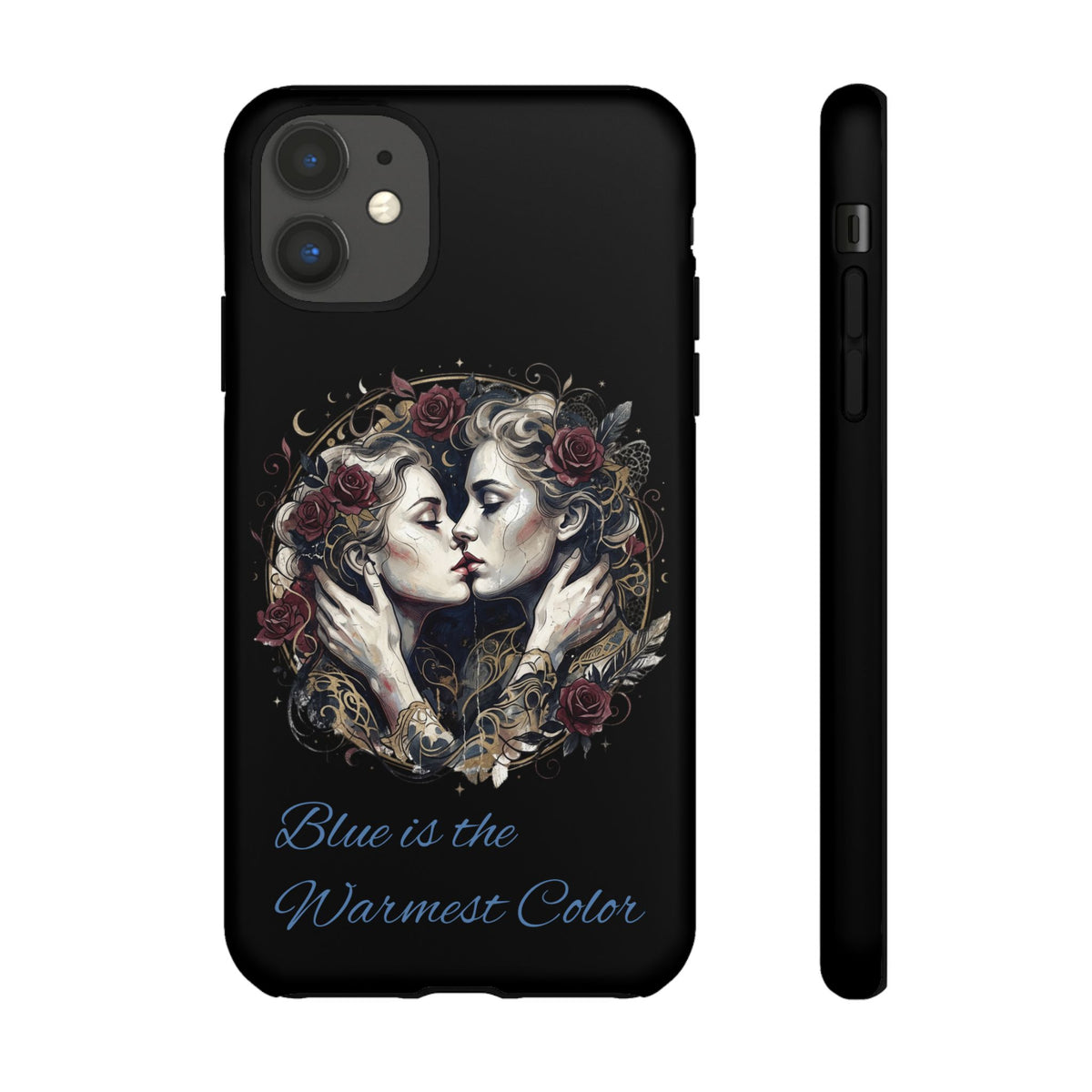 Blue is the Warmest Color Phone Case-Fine Art Romantik Kiss Aesthetic Cover
