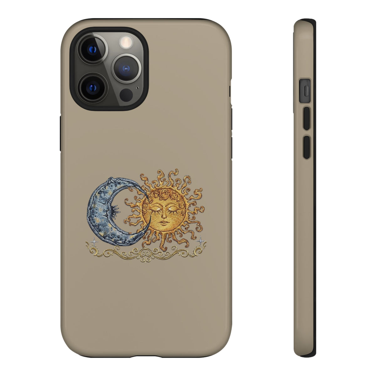 Sun and Moon Tough Phone Case — Vintage Celestial iPhone Cover