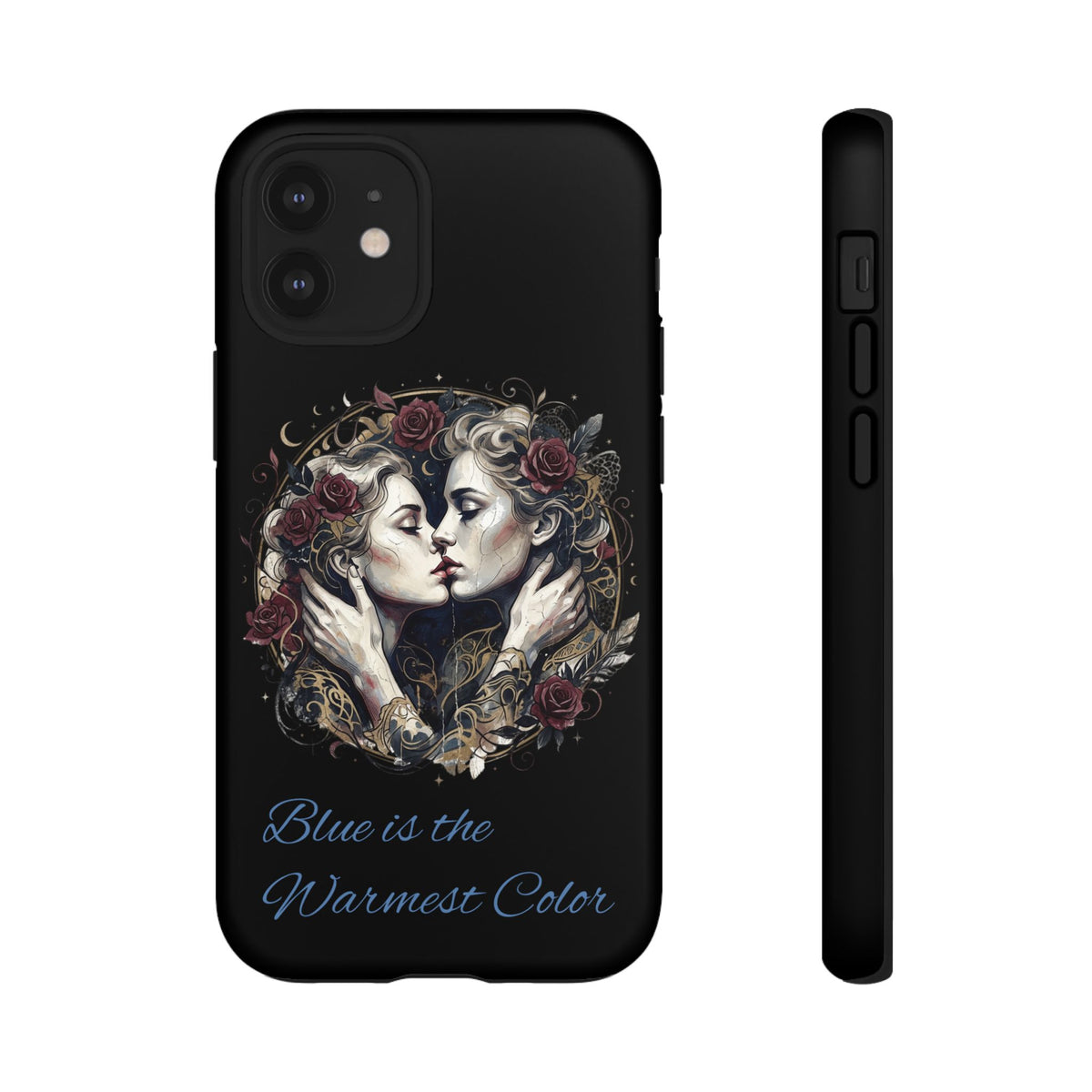 Blue is the Warmest Color Phone Case-Fine Art Romantik Kiss Aesthetic Cover