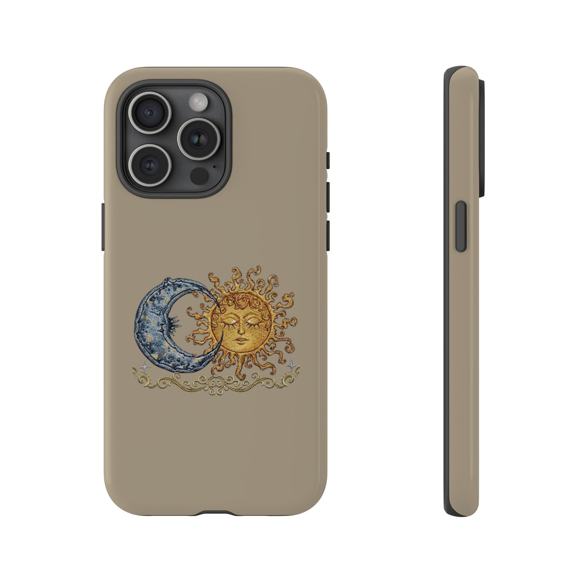 Sun and Moon Tough Phone Case — Vintage Celestial iPhone Cover