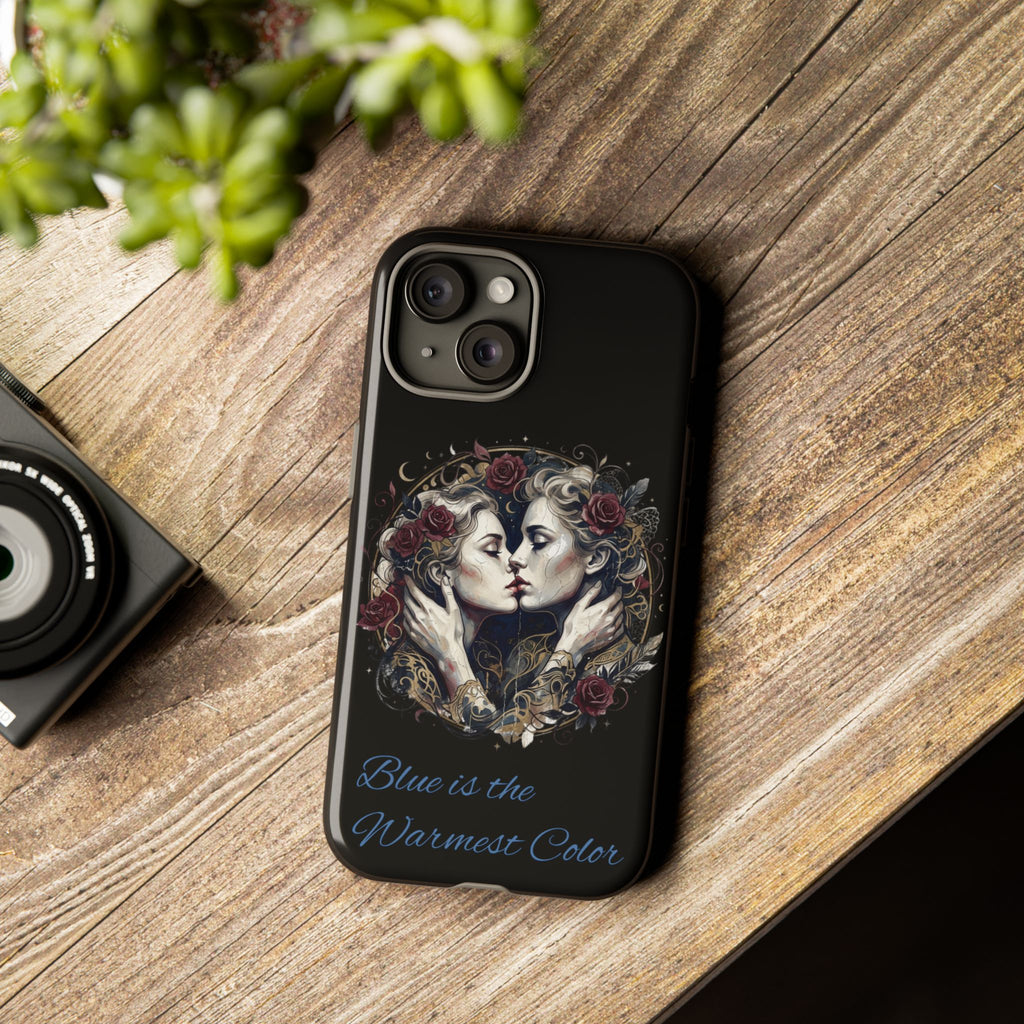 Blue is the Warmest Color Phone Case-Fine Art Romantik Kiss Aesthetic Cover