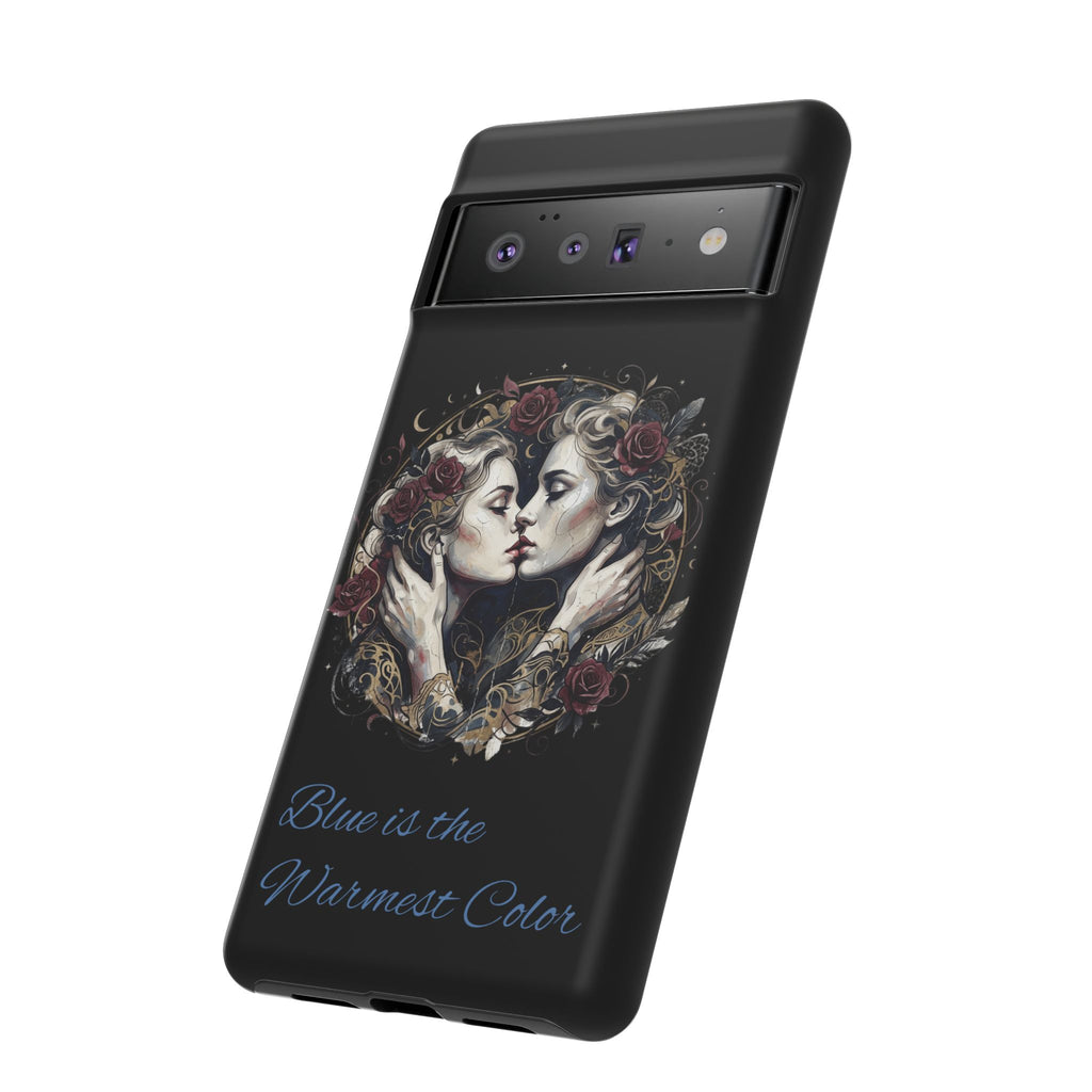 Blue is the Warmest Color Phone Case-Fine Art Romantik Kiss Aesthetic Cover