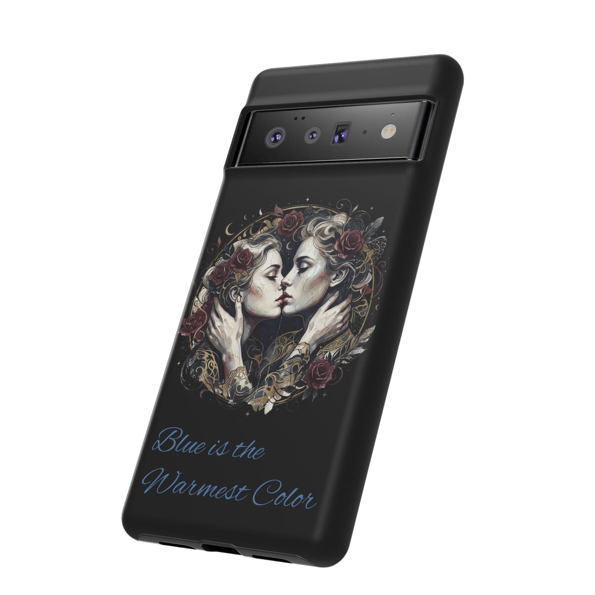 Blue is the Warmest Color Phone Case-Fine Art Romantik Kiss Aesthetic Cover
