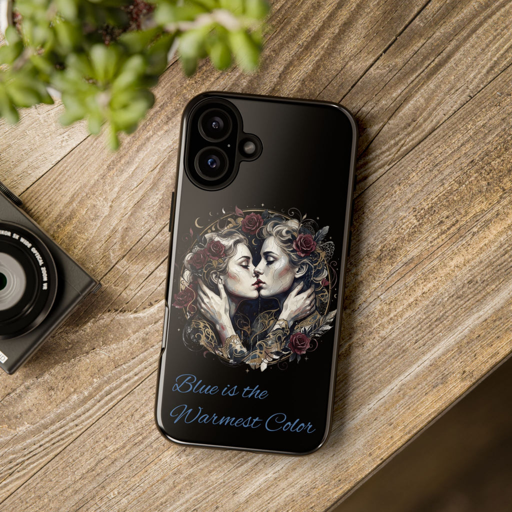 Blue is the Warmest Color Phone Case-Fine Art Romantik Kiss Aesthetic Cover