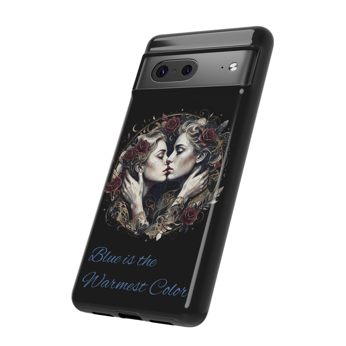 Blue is the Warmest Color Phone Case-Fine Art Romantik Kiss Aesthetic Cover