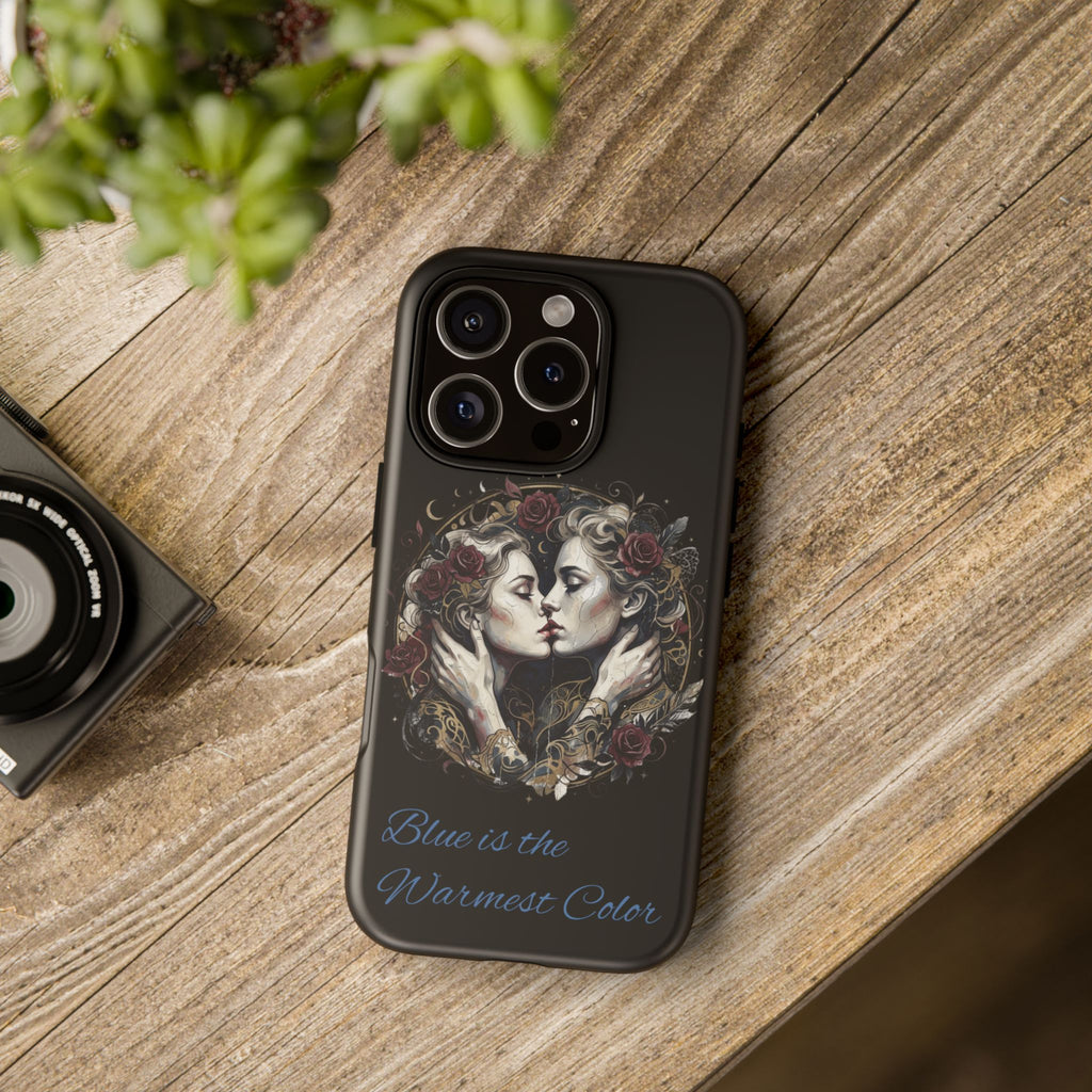 Blue is the Warmest Color Phone Case-Fine Art Romantik Kiss Aesthetic Cover