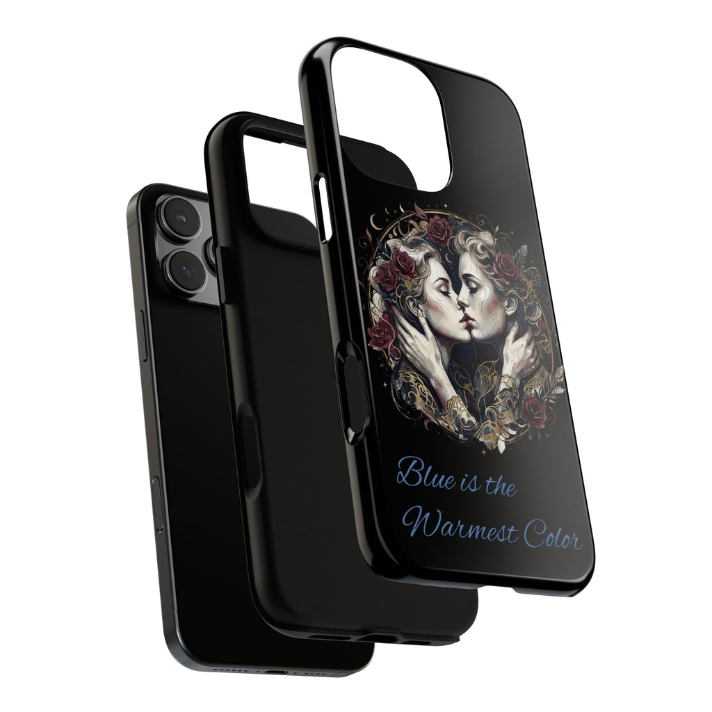 Blue is the Warmest Color Phone Case-Fine Art Romantik Kiss Aesthetic Cover