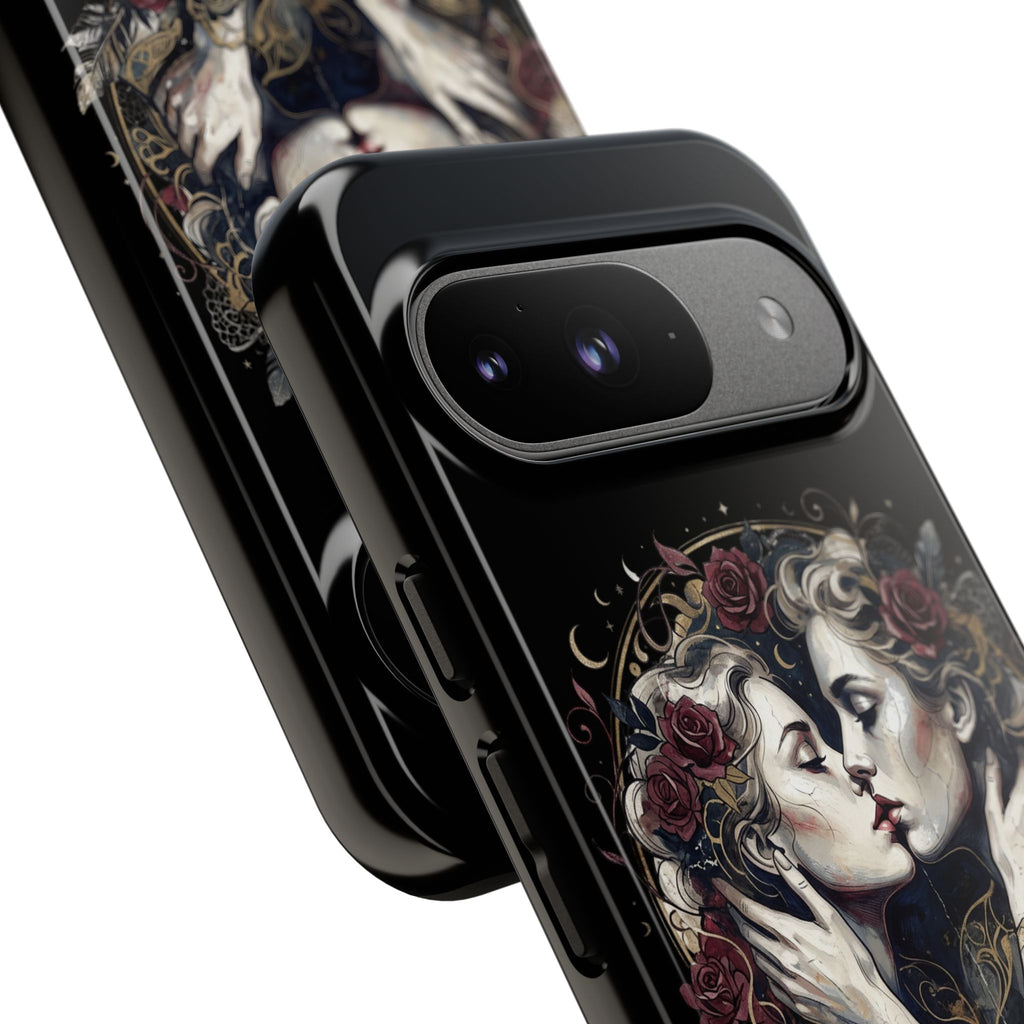 Blue is the Warmest Color Phone Case-Fine Art Romantik Kiss Aesthetic Cover