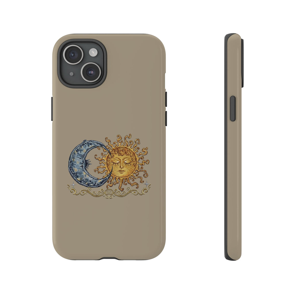 Sun and Moon Tough Phone Case — Vintage Celestial iPhone Cover