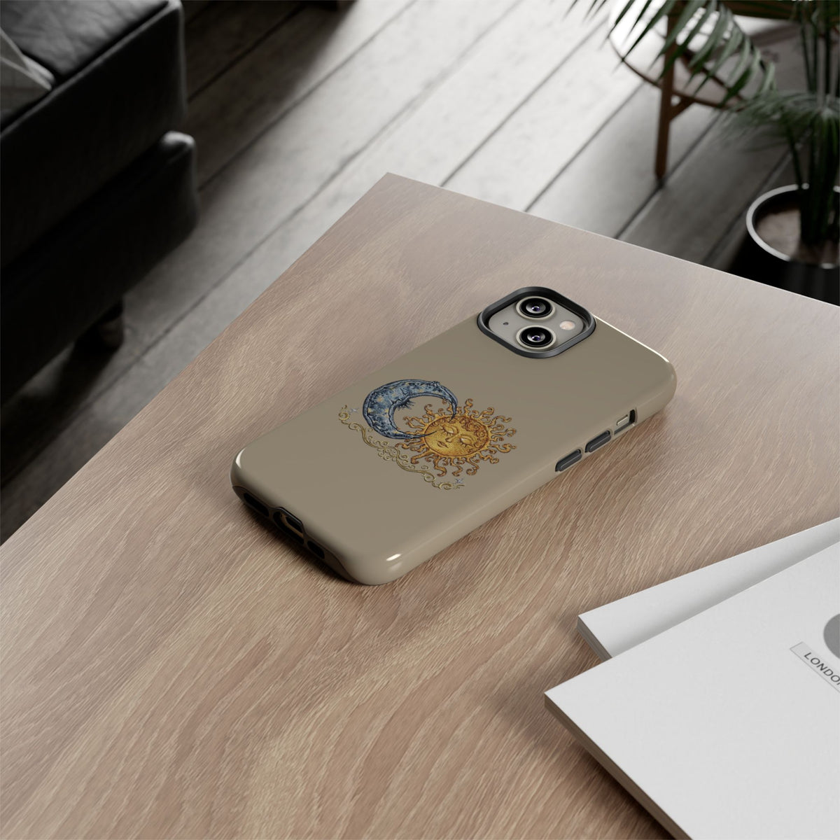 Sun and Moon Tough Phone Case — Vintage Celestial iPhone Cover