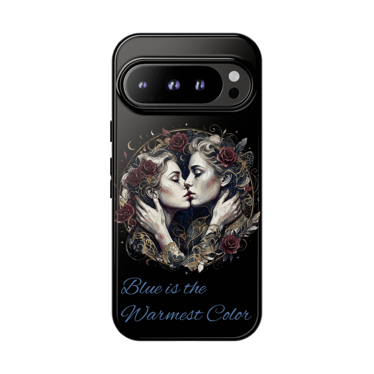 Blue is the Warmest Color Phone Case-Fine Art Romantik Kiss Aesthetic Cover