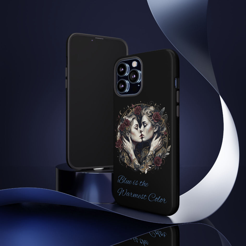 Blue is the Warmest Color Phone Case-Fine Art Romantik Kiss Aesthetic Cover