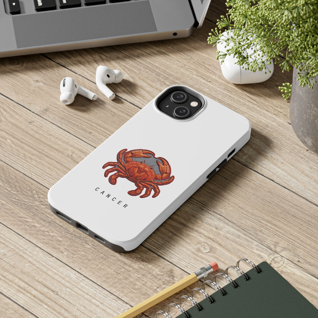 Cancer Zodiac Tough Phone Case — Red Crab Astrology Phone Cover
