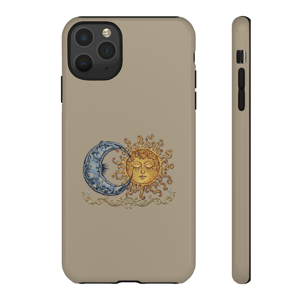 Sun and Moon Tough Phone Case — Vintage Celestial iPhone Cover