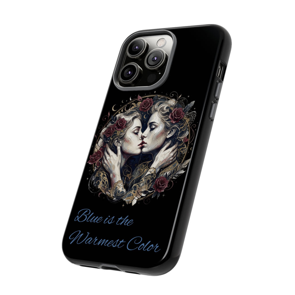 Blue is the Warmest Color Phone Case-Fine Art Romantik Kiss Aesthetic Cover