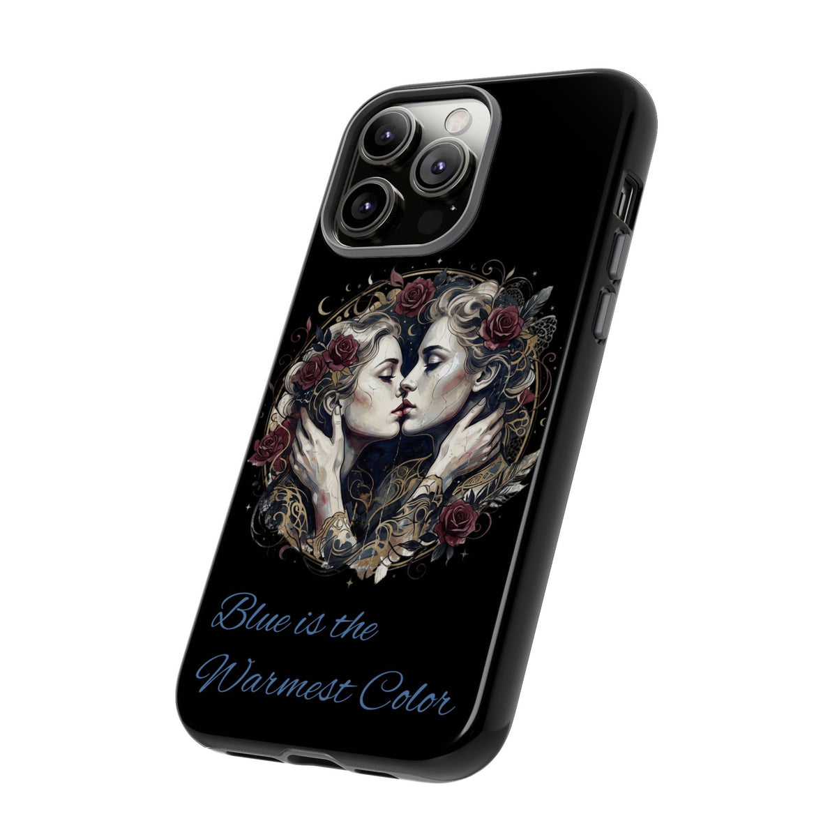 Blue is the Warmest Color Phone Case-Fine Art Romantik Kiss Aesthetic Cover