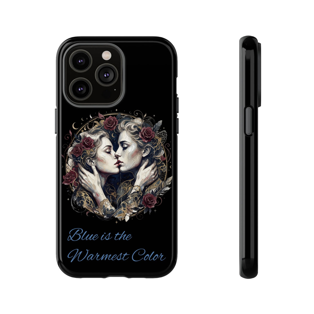 Blue is the Warmest Color Phone Case-Fine Art Romantik Kiss Aesthetic Cover