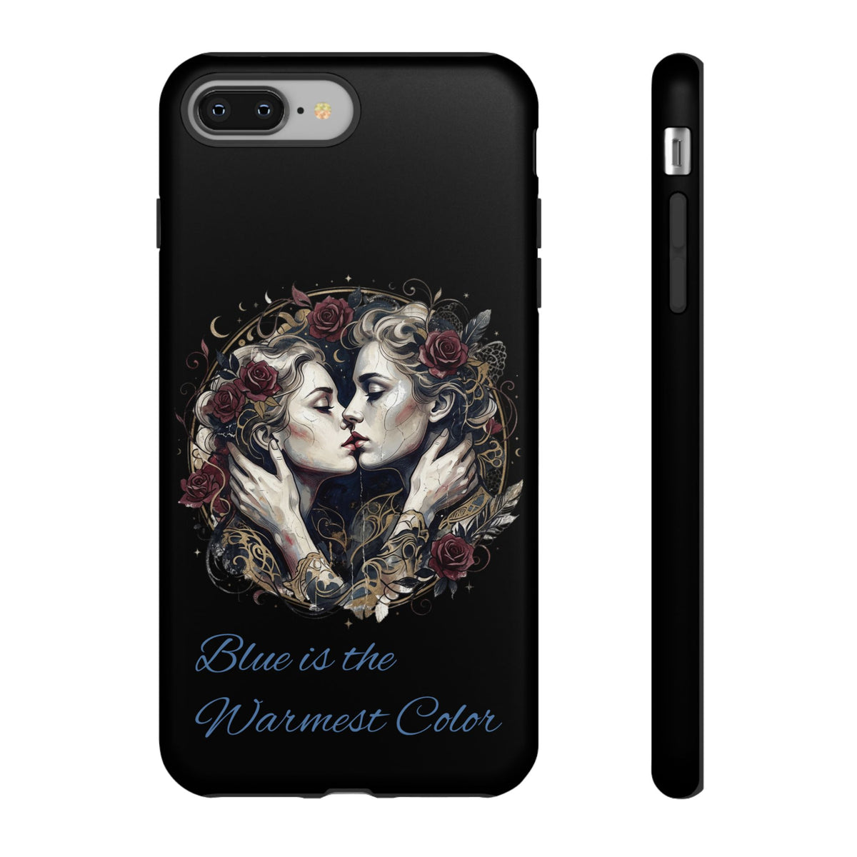 Blue is the Warmest Color Phone Case-Fine Art Romantik Kiss Aesthetic Cover