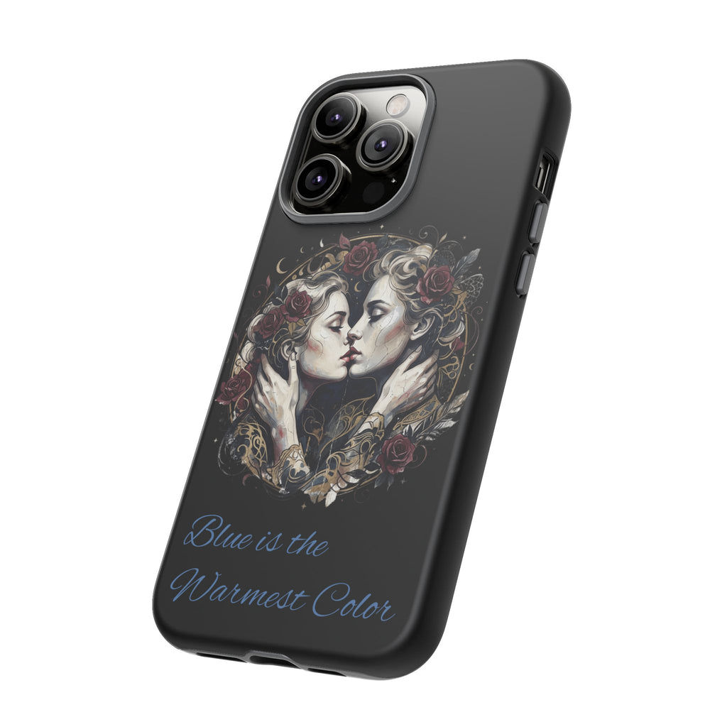 Blue is the Warmest Color Phone Case-Fine Art Romantik Kiss Aesthetic Cover