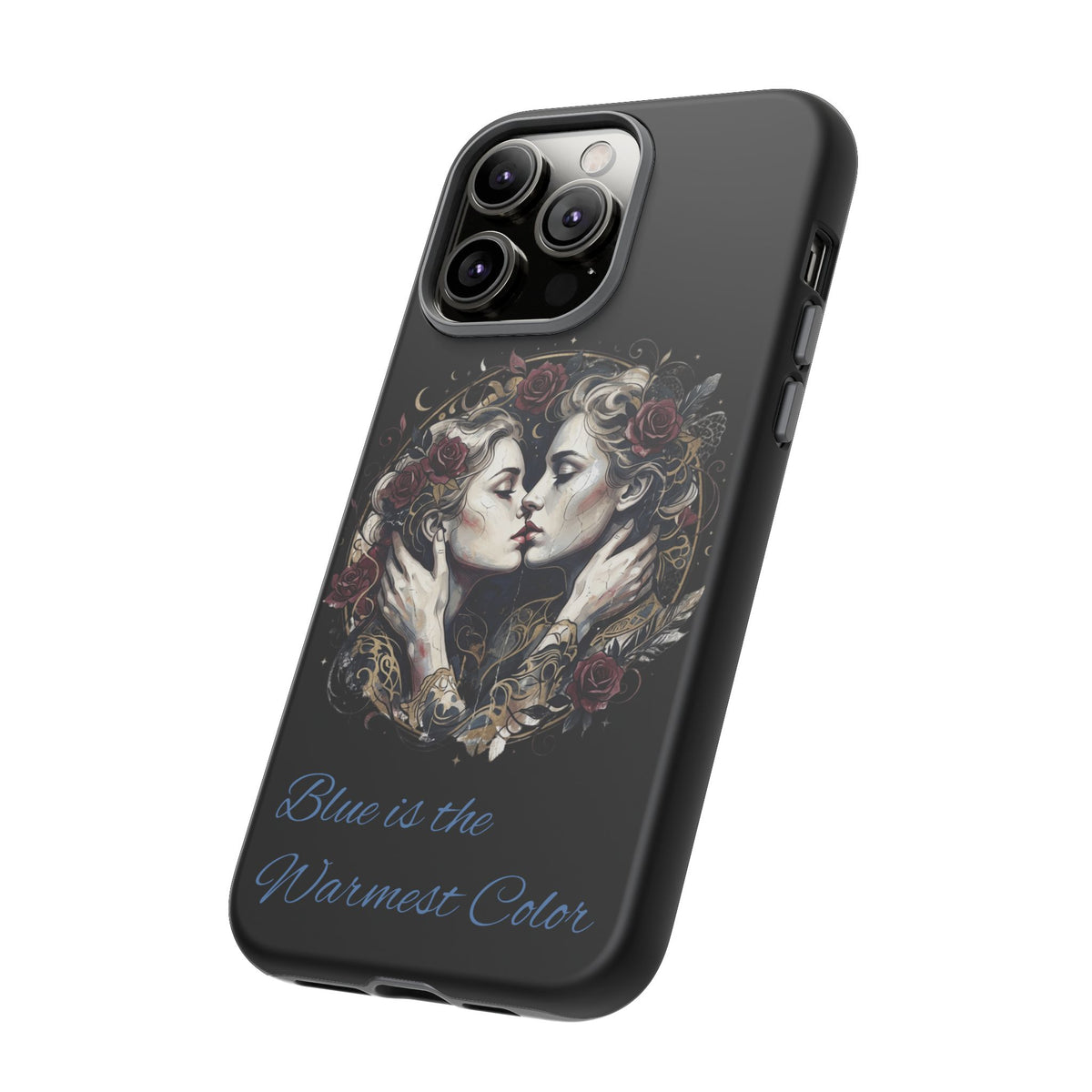 Blue is the Warmest Color Phone Case-Fine Art Romantik Kiss Aesthetic Cover