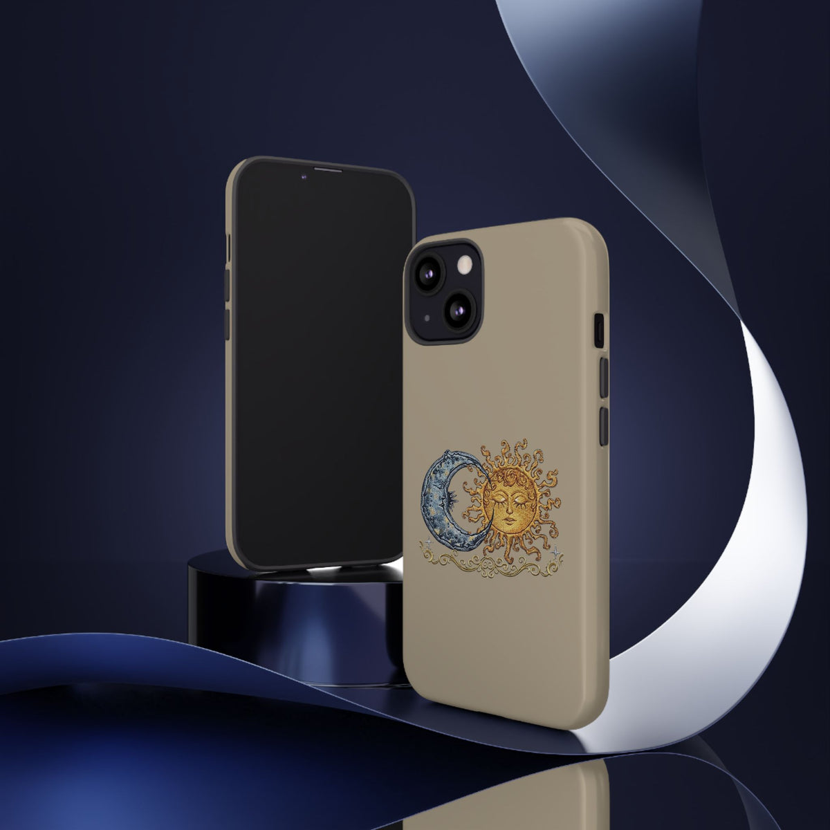 Sun and Moon Tough Phone Case — Vintage Celestial iPhone Cover