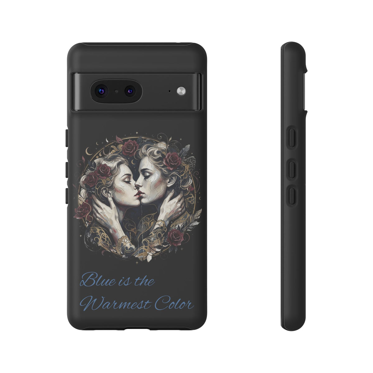 Blue is the Warmest Color Phone Case-Fine Art Romantik Kiss Aesthetic Cover