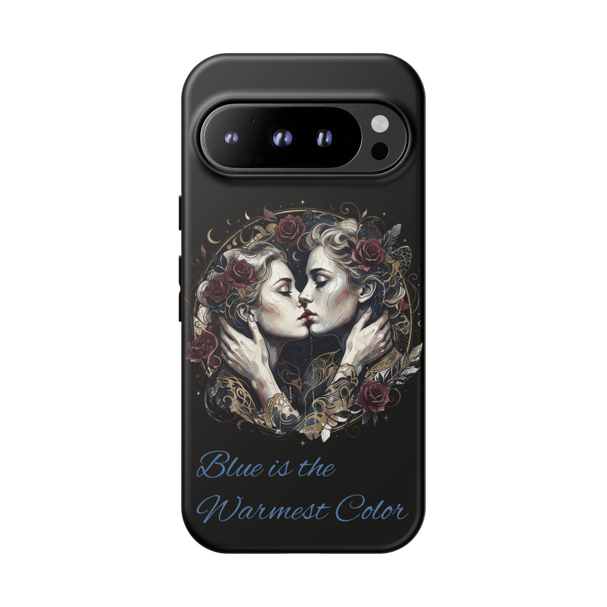 Blue is the Warmest Color Phone Case-Fine Art Romantik Kiss Aesthetic Cover