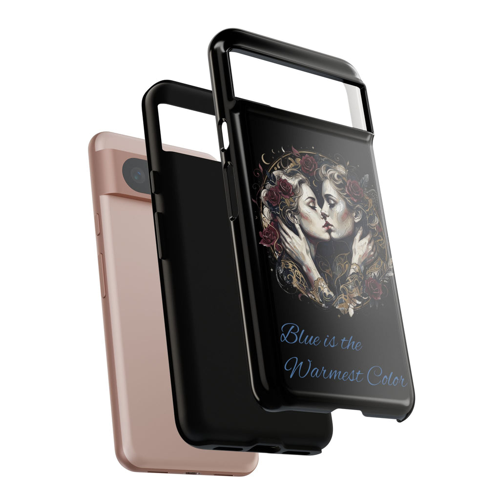 Blue is the Warmest Color Phone Case-Fine Art Romantik Kiss Aesthetic Cover