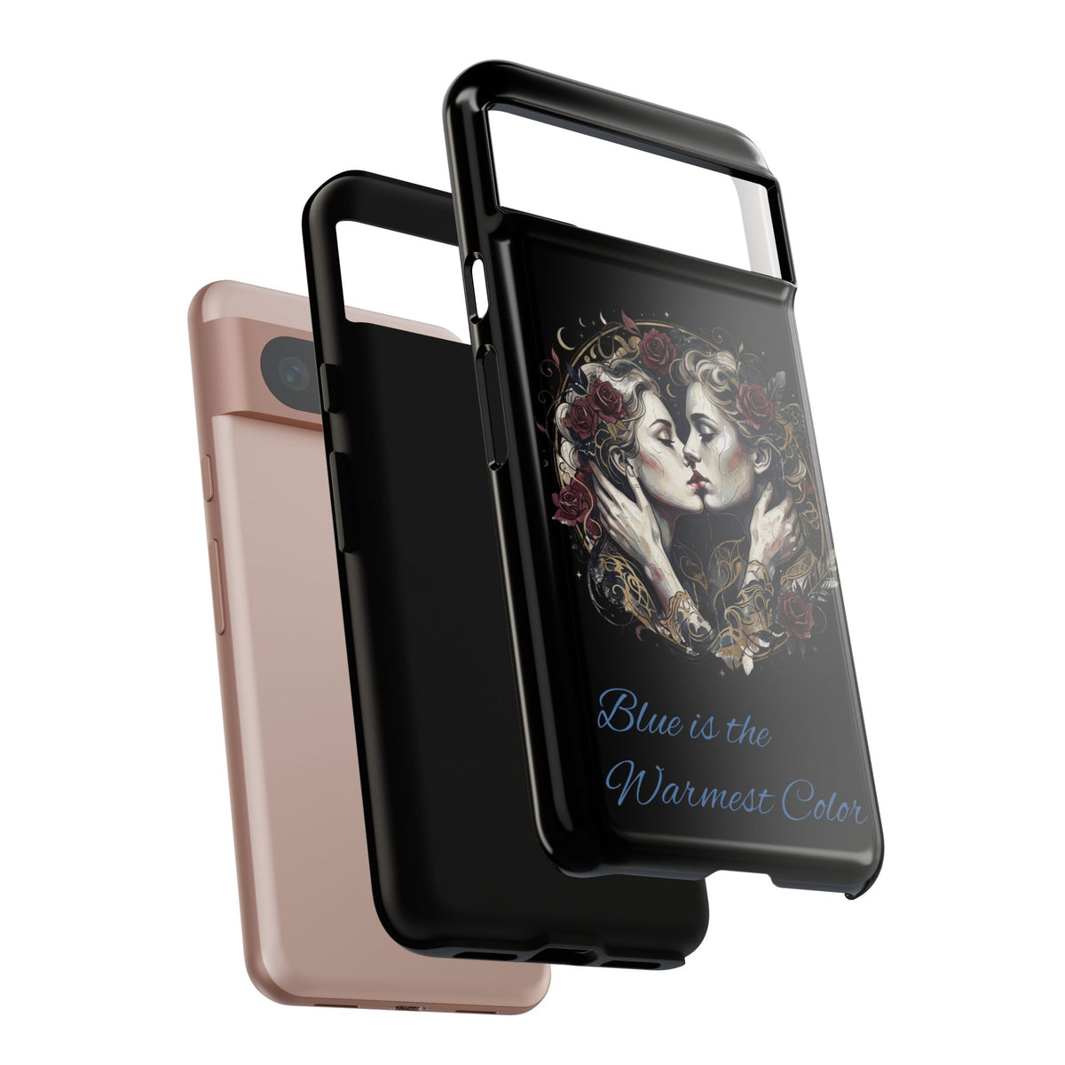 Blue is the Warmest Color Phone Case-Fine Art Romantik Kiss Aesthetic Cover