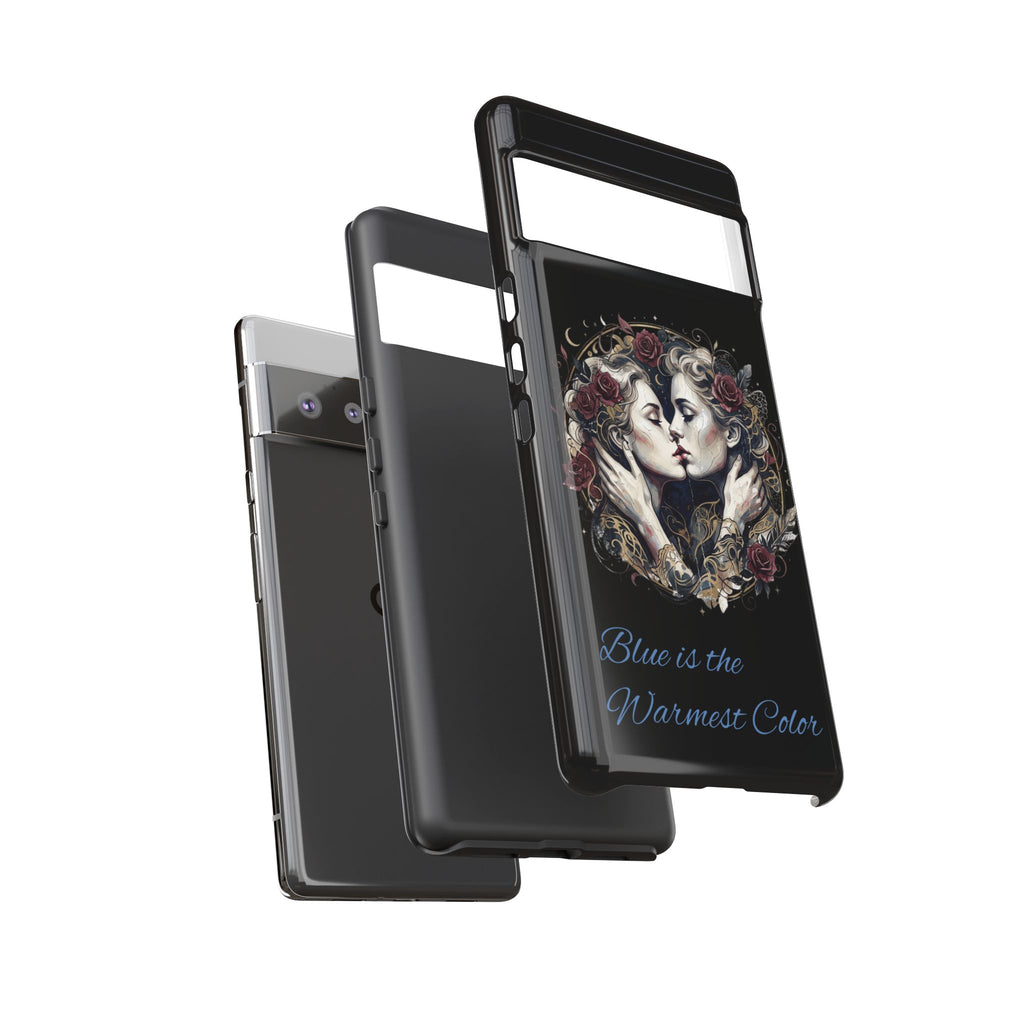 Blue is the Warmest Color Phone Case-Fine Art Romantik Kiss Aesthetic Cover