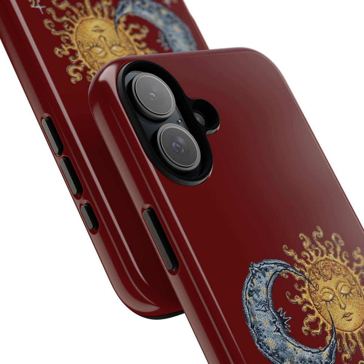 Sun & Moon Tough Phone Case — Celestial Vintage Design for Astrology Lovers