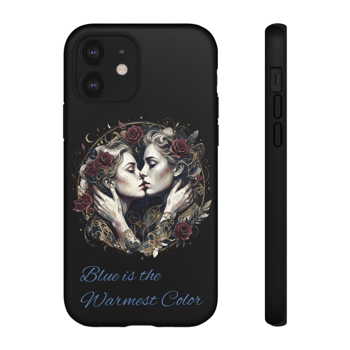 Blue is the Warmest Color Phone Case-Fine Art Romantik Kiss Aesthetic Cover