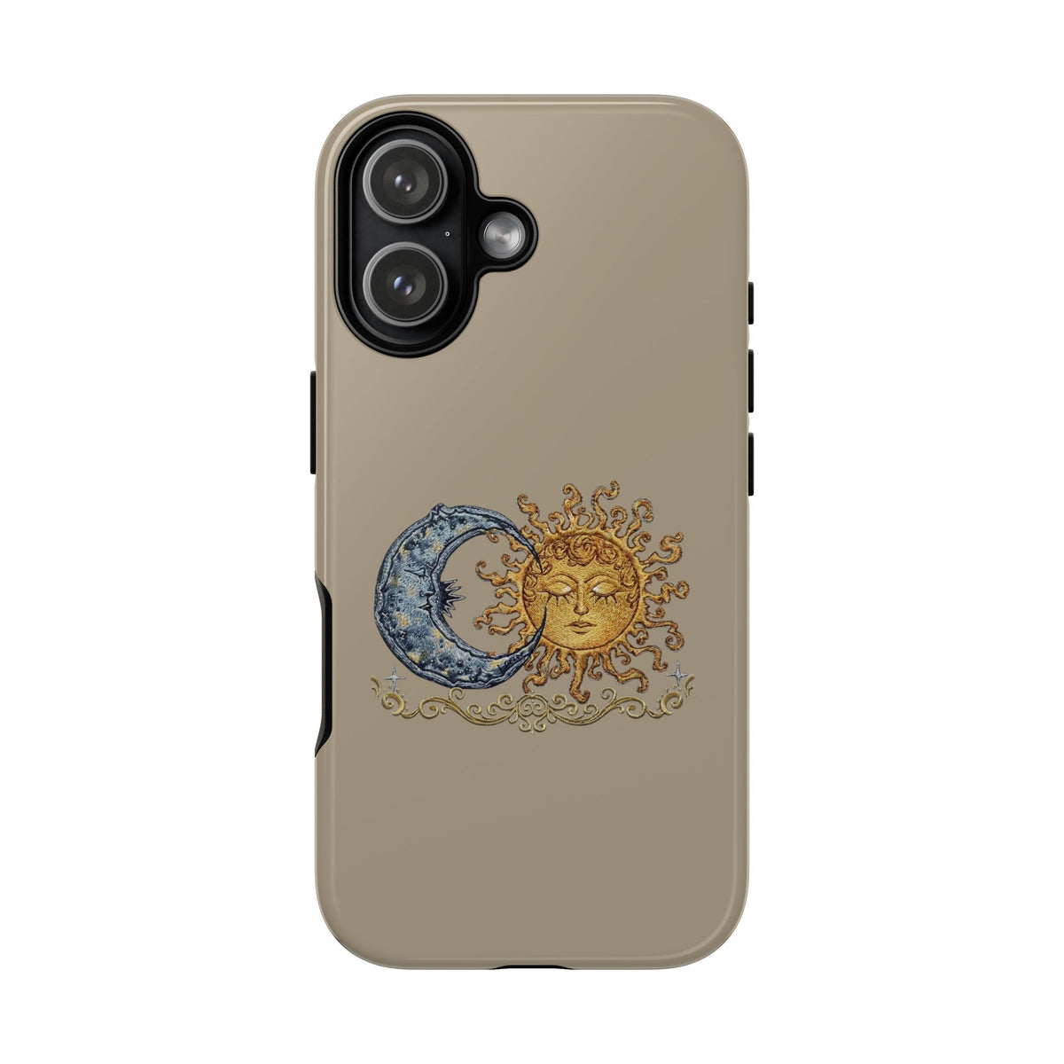 Sun and Moon Tough Phone Case — Vintage Celestial iPhone Cover
