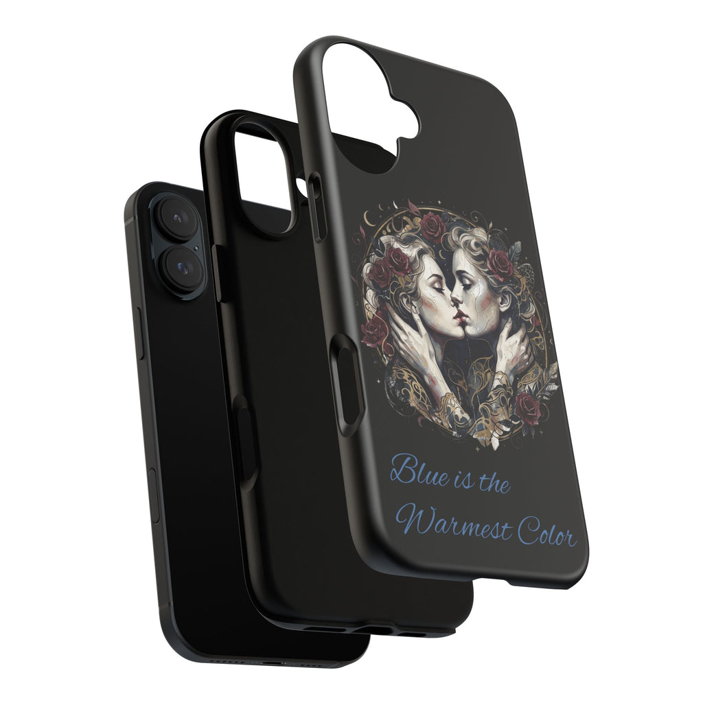 Blue is the Warmest Color Phone Case-Fine Art Romantik Kiss Aesthetic Cover