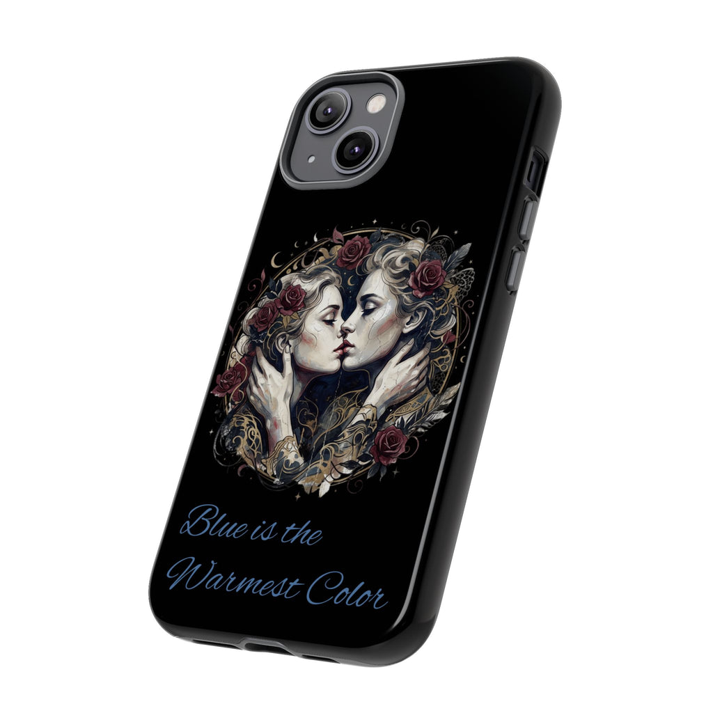 Blue is the Warmest Color Phone Case-Fine Art Romantik Kiss Aesthetic Cover