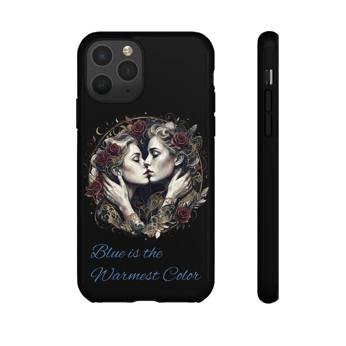 Blue is the Warmest Color Phone Case-Fine Art Romantik Kiss Aesthetic Cover