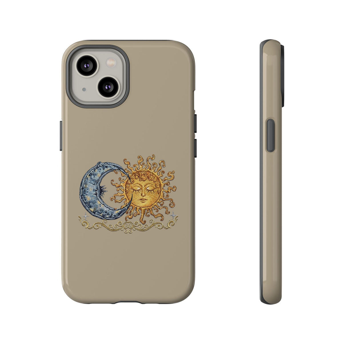 Sun and Moon Tough Phone Case — Vintage Celestial iPhone Cover