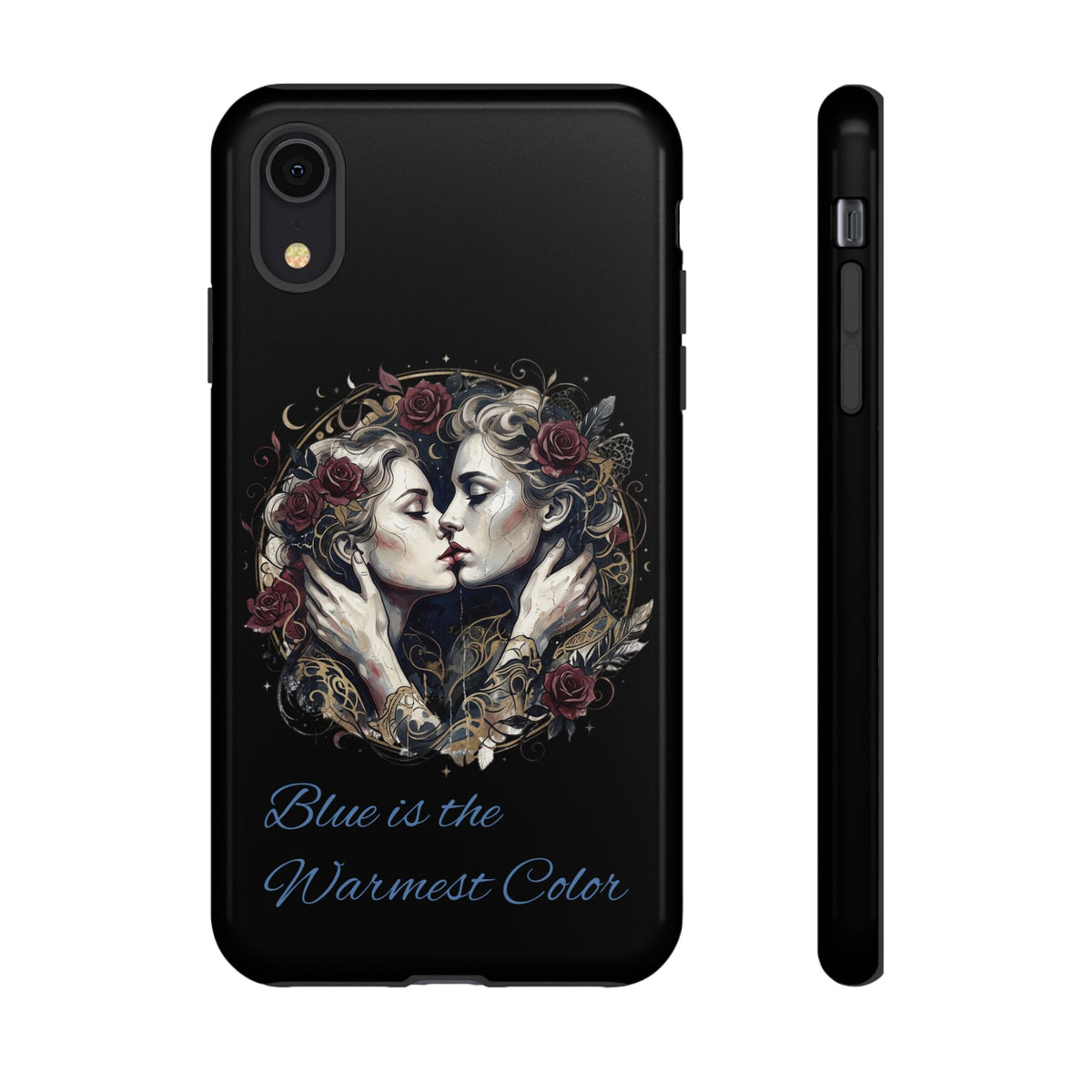 Blue is the Warmest Color Phone Case-Fine Art Romantik Kiss Aesthetic Cover