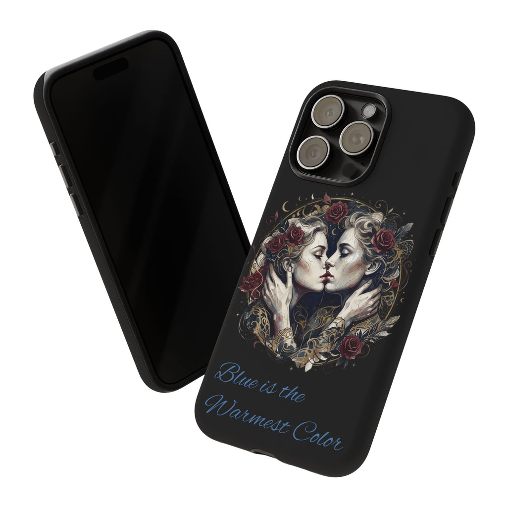 Blue is the Warmest Color Phone Case-Fine Art Romantik Kiss Aesthetic Cover
