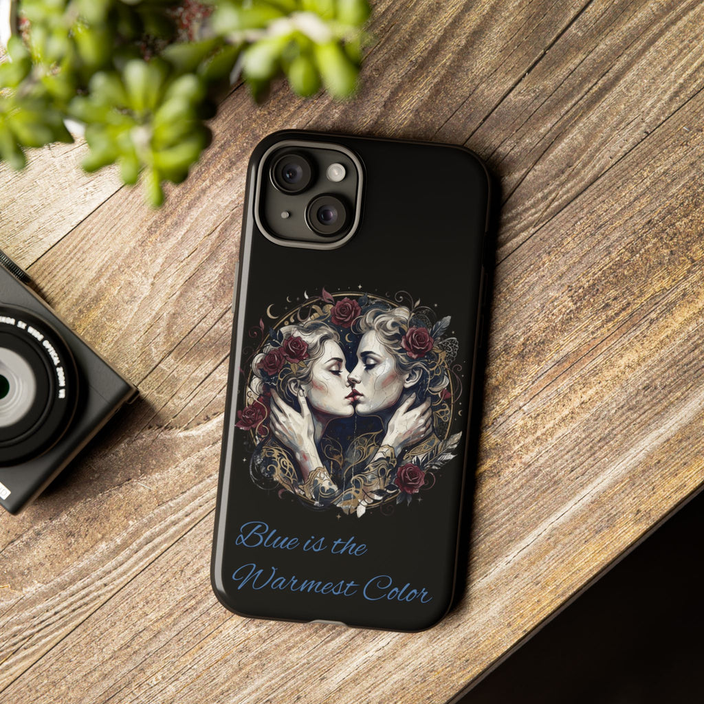 Blue is the Warmest Color Phone Case-Fine Art Romantik Kiss Aesthetic Cover