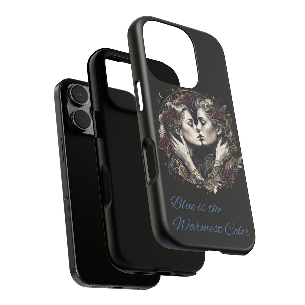 Blue is the Warmest Color Phone Case-Fine Art Romantik Kiss Aesthetic Cover