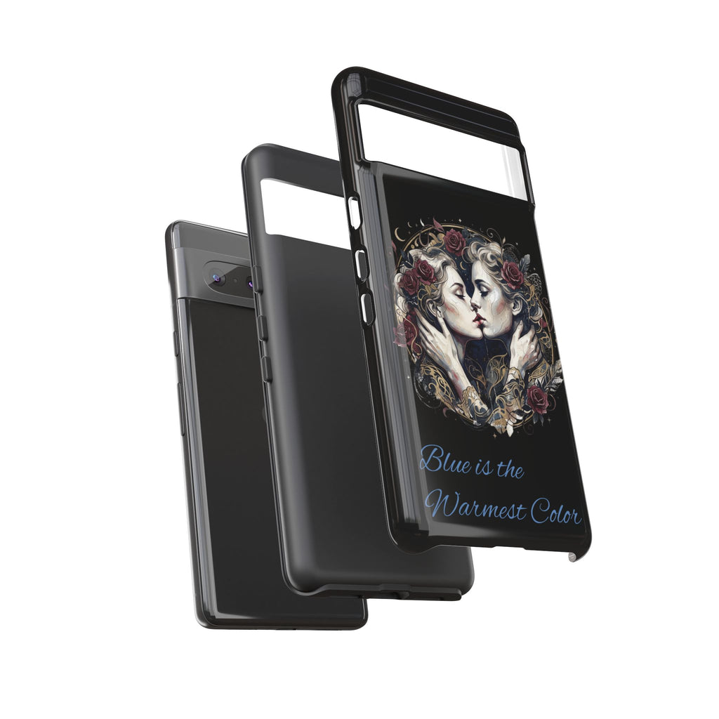 Blue is the Warmest Color Phone Case-Fine Art Romantik Kiss Aesthetic Cover