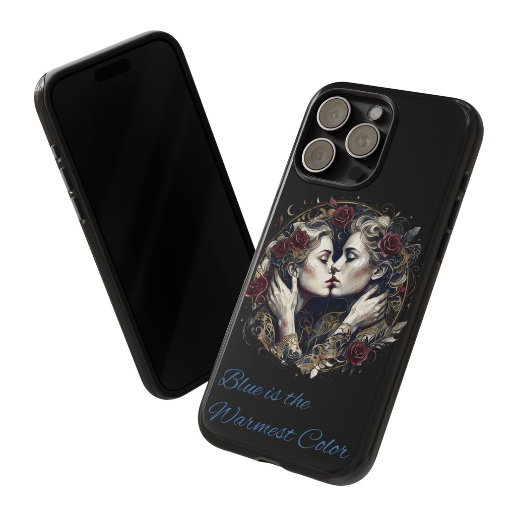 Blue is the Warmest Color Phone Case-Fine Art Romantik Kiss Aesthetic Cover