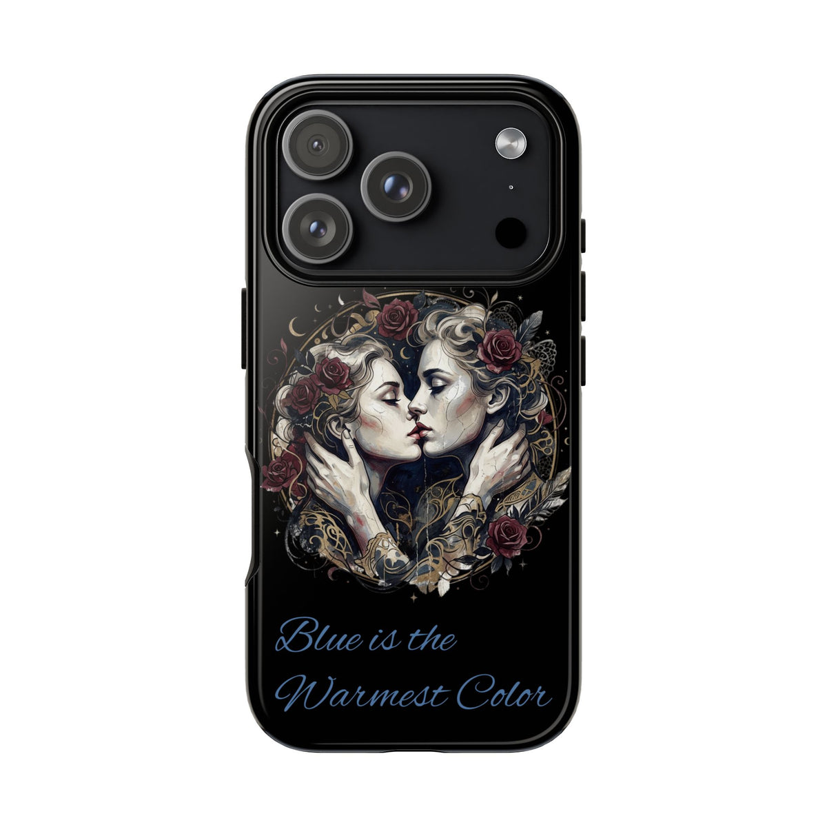 Blue is the Warmest Color Phone Case-Fine Art Romantik Kiss Aesthetic Cover