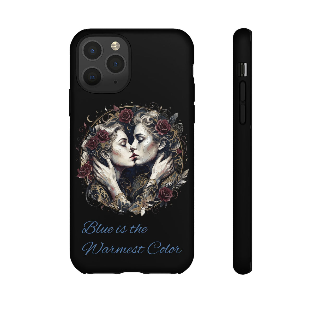 Blue is the Warmest Color Phone Case-Fine Art Romantik Kiss Aesthetic Cover