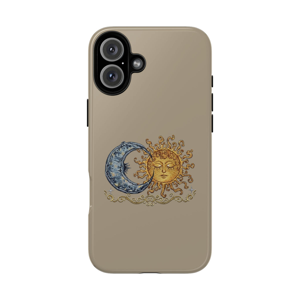 Sun and Moon Tough Phone Case — Vintage Celestial iPhone Cover